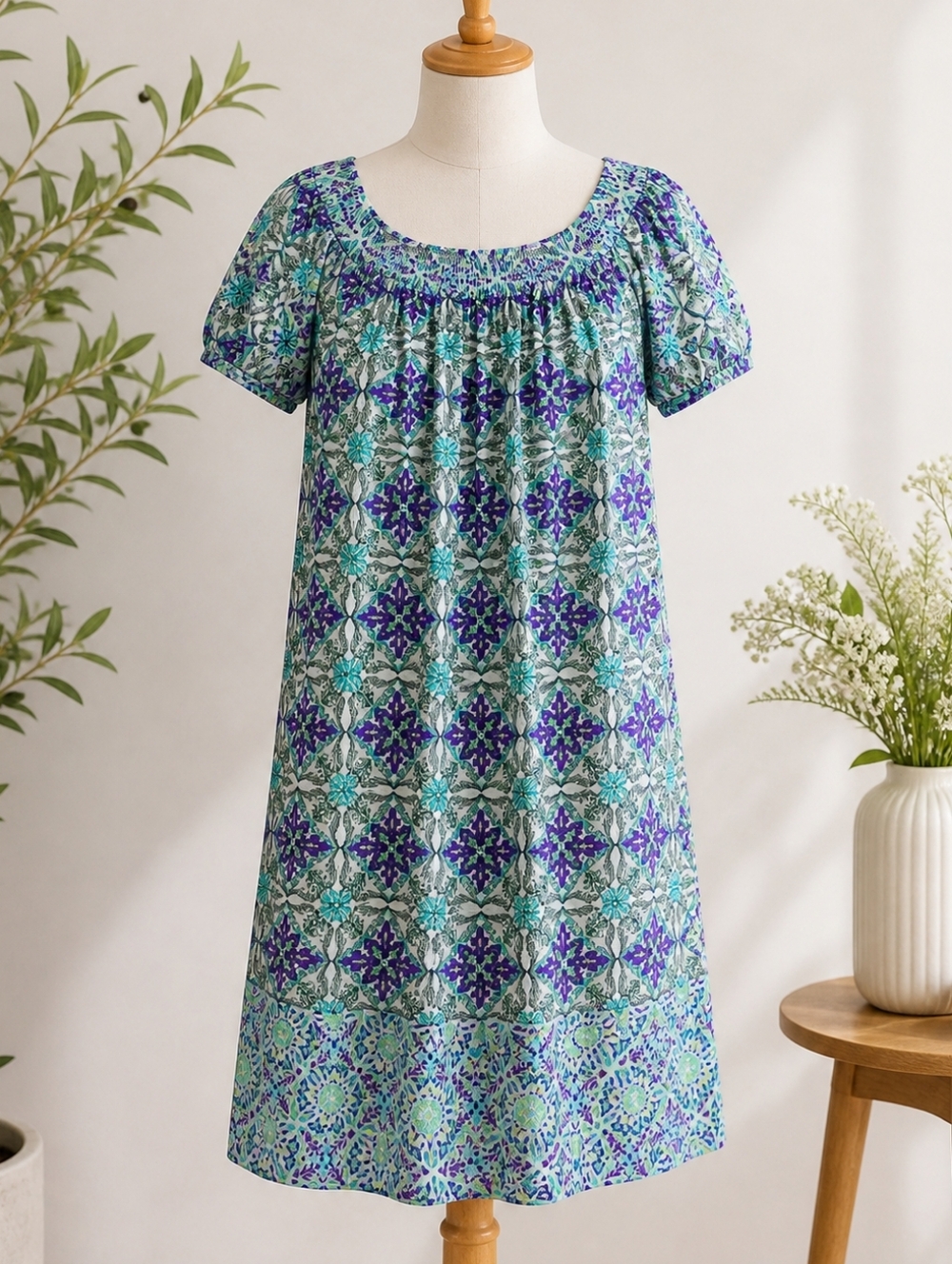 London STYLE Colorful Patterned Dress